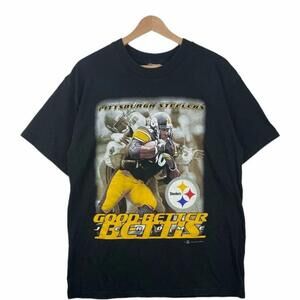 00S Pittsburgh Steelers N_F_L T-Shirt Good Better Bettis Tee Pittsburgh Shirt